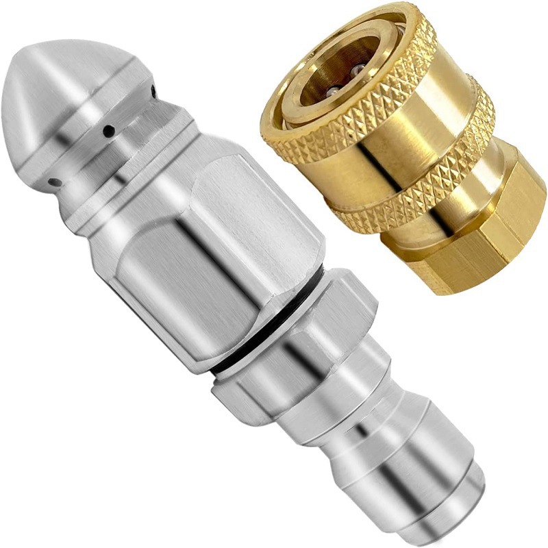 Drain Pipe Clip - Wasserstrahl-Hochdrucksprühdüse zur Kanalreinigung 1/4