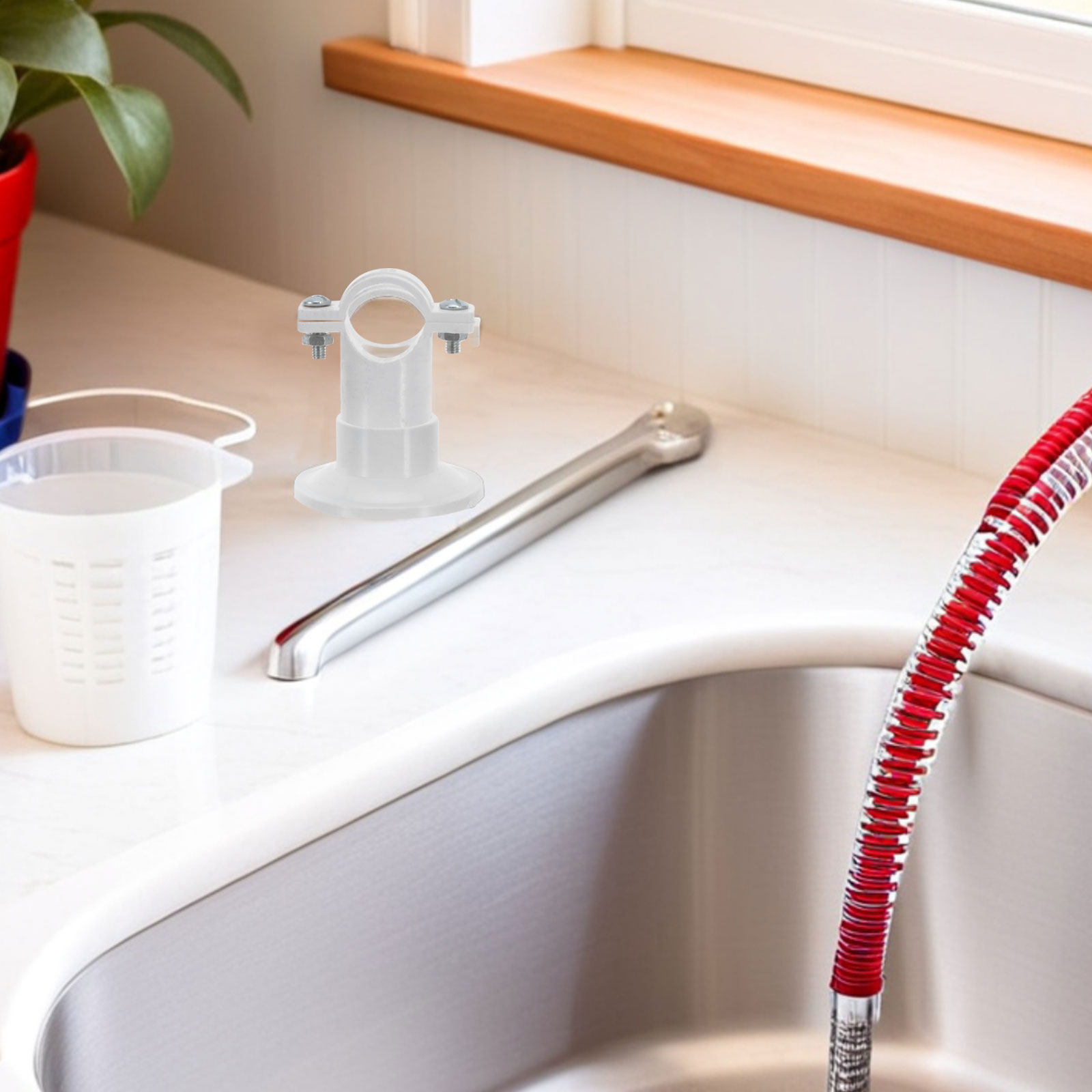 Drain Pipe Clip - 30 Stück Rohrhalterungen, Aufhängungsklemmen, sichere Wasserrohr-Halterklammern,