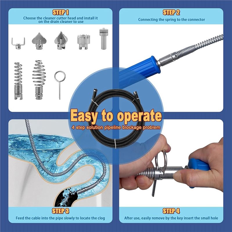 DT17 Rohrreinigungswerkzeug, f – Drain Snake Flexible Bewertung und Preis