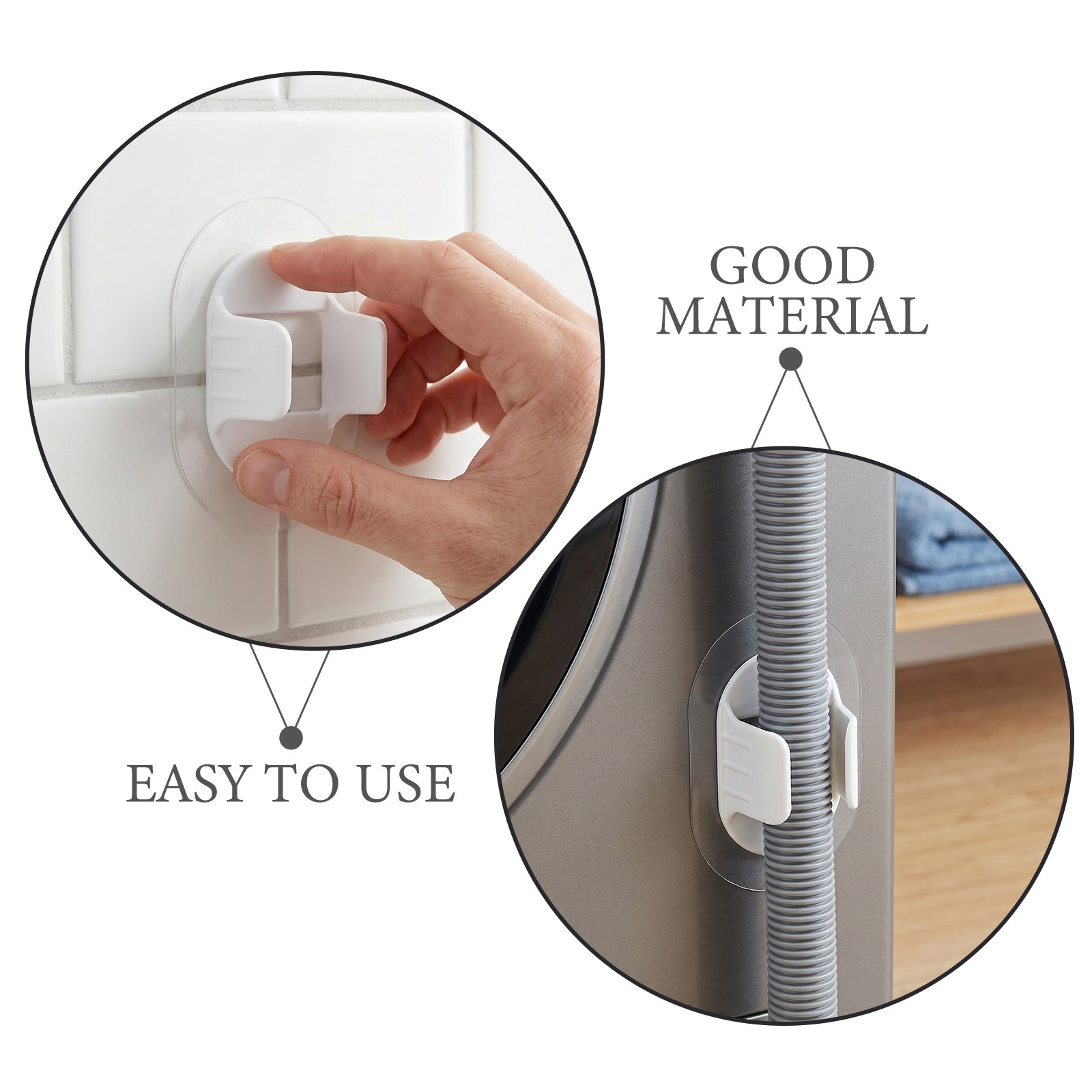 4 Stück Abflussrohr-Klemmen, s – Drain Pipe Clip Bewertung und Preis