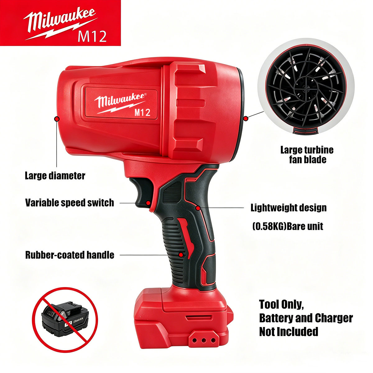 Milwaukee M12 Akku-Laubbläser  – Milwaukee Drill M12 Fuel Bewertung und Preis