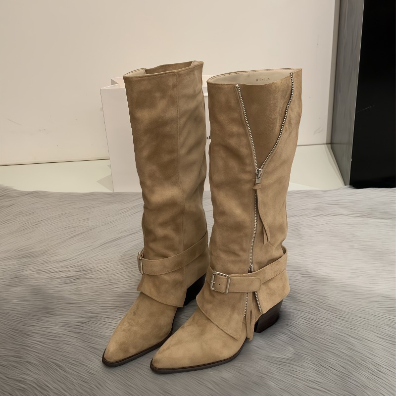 Damenstiefel aus Vintage-Wildl – Pipe Bending Spring Bewertung und Preis